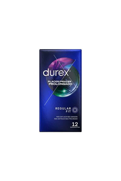 Fructis Durex Placer Prolongado condoms, 12 pieces