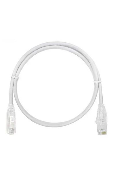 dalimag Cablu CAT 6A Slim UTP, 4PR/28AWG Pure Cooper, Patchcord, 1,5 metri, 150 cm, Alb