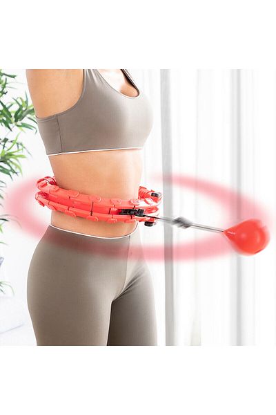 InnovaGoods Adjustable Smart Fitness Hoop, Fittehoop Innovagoods, 24 Pieces