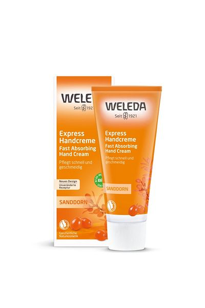 Weleda Cremă de mâini, Weleda, Express Sanddorn, cu extract de Catina, 50ml