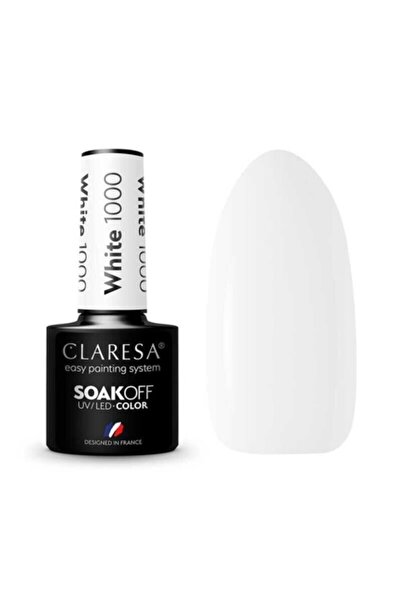 Claresa Lac de unghii UV, Claresa, alb, 5ml
