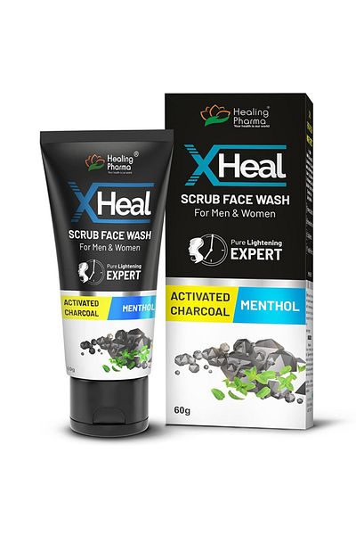 Healing Pharma Washing Lotion, Healing Pharma, X Heal, Deep Cleansing Effect with Activated Charcoal, 60ml