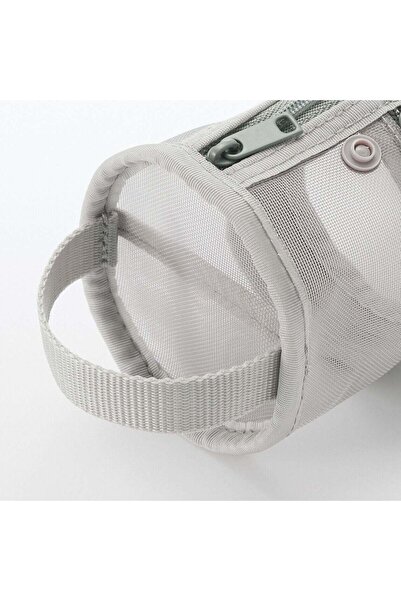 Muji Nylon Mesh Vertical/Horizontal Pen Case, W7.5 x H17.7 cm