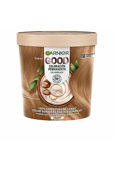 Garnier Vopsea de păr permanentă Garnier Blonde Café Latte 7.12