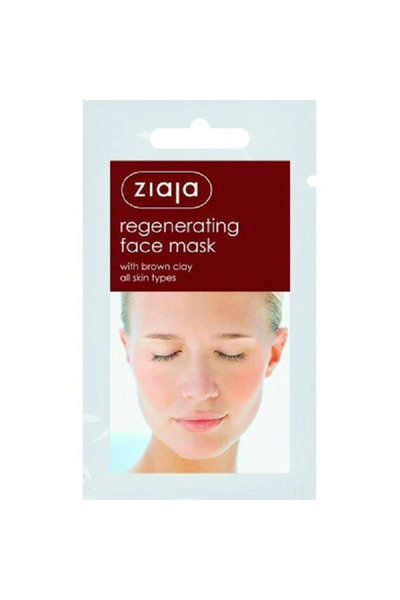 Ziaja Mască facială cu argilă brună pentru detoxifierea tenului, 7ml