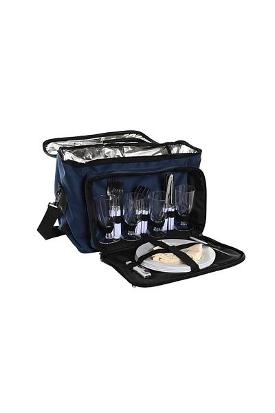 DKR HOME DECOR Set picnic DKD Home Decor, 43 x 23 x 29 cm, Navy Blue