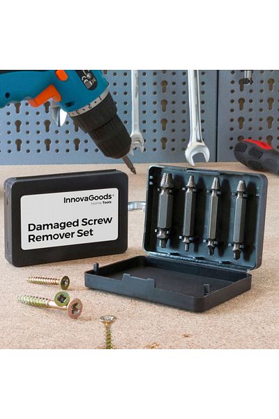 InnovaGoods InnovaGoods Damaged Screw Extractor Set, 4 Units