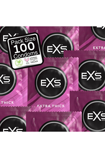 Nexs Prezervative, EXS, Extra Thick, 100 bucăți