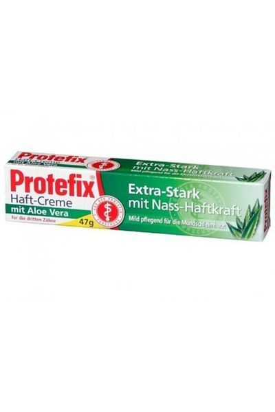 Protefix Denture Fixing Cream, Protefix, Aloe Vera, 47g