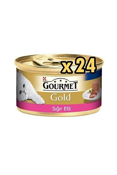 Gourmet Gold Sığır Etli Kıyılmış Kedi Konservesi 85 gr 24'lü Paket