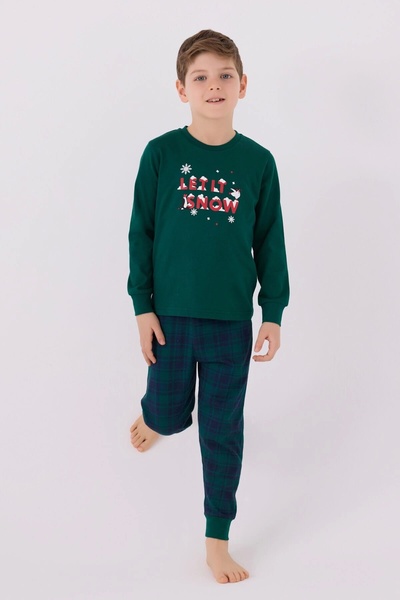 Arnetta Father Son Double Set - Dark Green