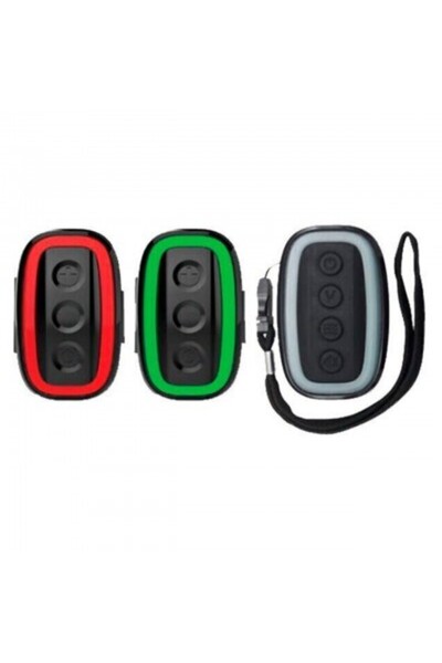 Mad Set alarmă electronică Madcat Topcat cu montare pe tijă, 2+1, roșu + verde