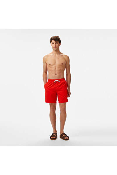 Nautica Erkek Kırmızı Regular Fit Deniz Şortu