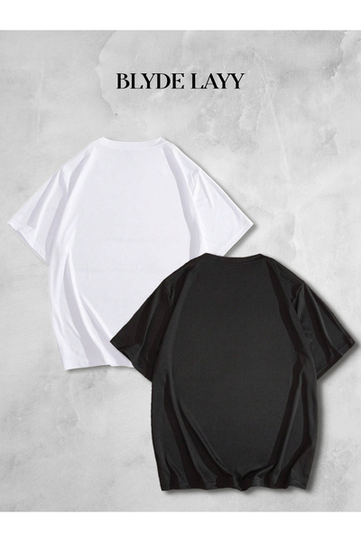 BLYDE LAYY Koi Fish Lover Combination Oversize Tshirt Σετ 2 τεμαχίων