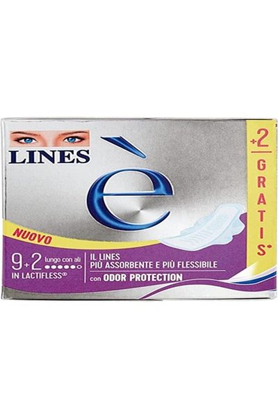 Lines Absorbante cu aripioare Lines Lactiflex 9+2 bucăți