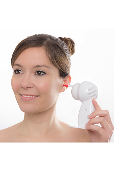 InnovaGoods Aspirator urechi, Innovagoods Suction Ear Cleaner, alb, electric