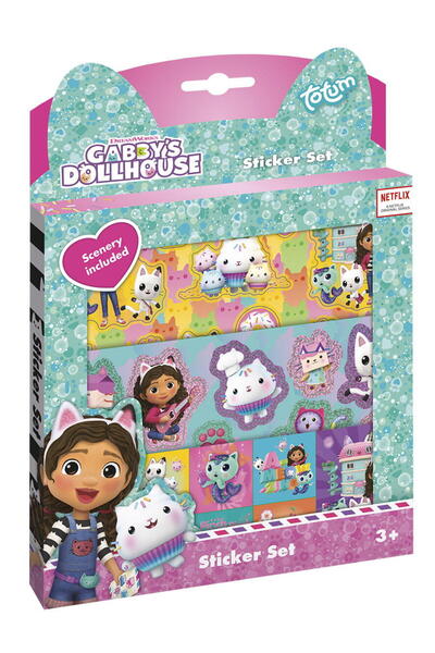 Totum Set abțibilduri Gabby's Dollhouse, 24.5x17.5 cm