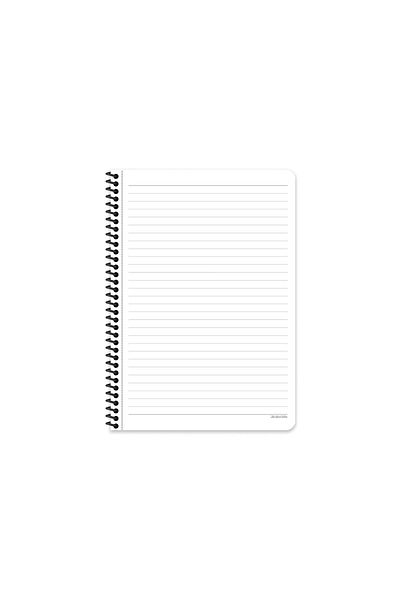 Keskin Colors Sharp Color Kawaii Striped Notebook Set with Sticker 2 Pieces |   16.5 X 22.5 cm |   Spiral – 80 Sheets