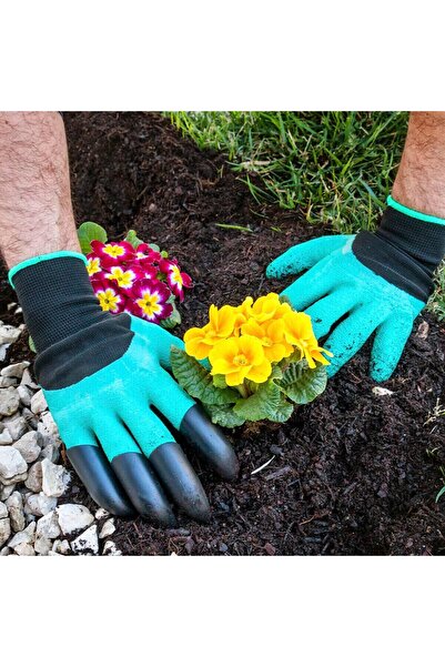 InnovaGoods Mănuși de Grădinărit cu Gheare InnovaGoods, Negru-Verde