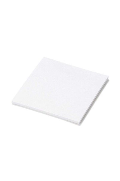 Muji Full Adhesive Sticky Note , White , 30 Sheets . W 75 x L 75 cm