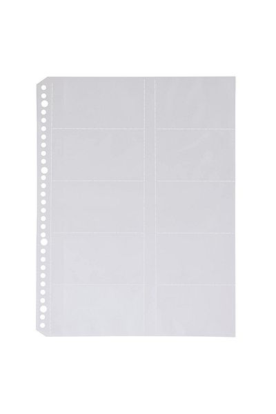 Muji Polypropylene Refill Card pockets A4 10 sheets
