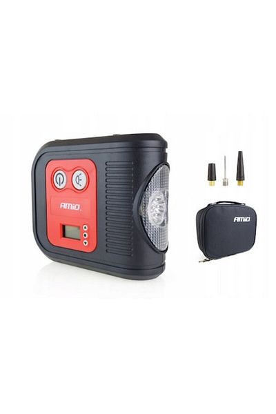 AMIO Compresor digital LED 12V 10 bar 150PSI 3 conectori