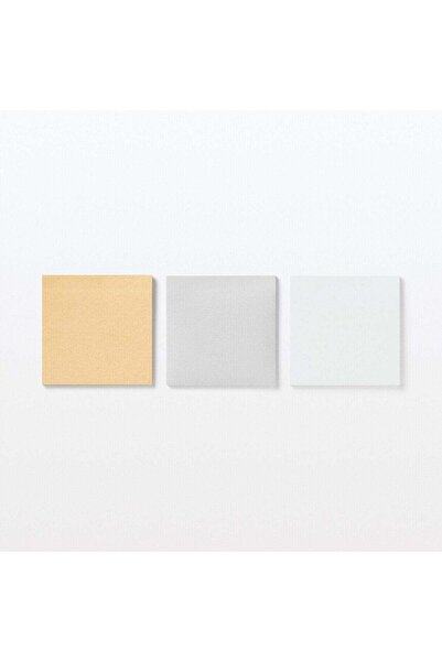 Muji Full Adhesive Sticky Note , Grey, 30 Sheets . W 75 x L 75 cm