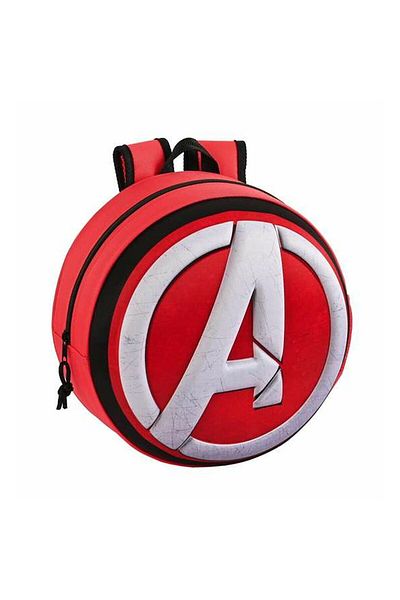 The Avengers 3D The Avengers school backpack, red black white (31 x 31 x 10 cm)