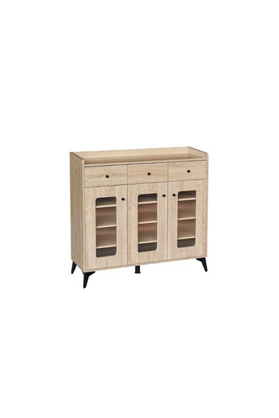 DEC4 Multi-purpose wardrobe with a modern design in different colors, size 100 cm
