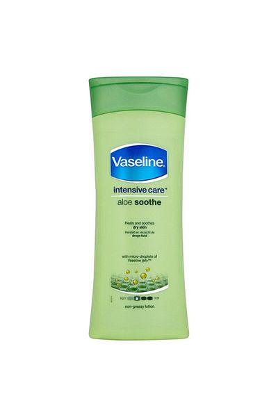 Vaseline Body Lotion, Vaseline, Aloe Soothe, with Aloe Vera, Moisturizing and Soothing Effect, 400ml
