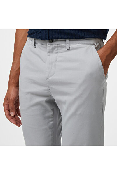 Nautica Erkek Gri Slim Fit Pantolon
