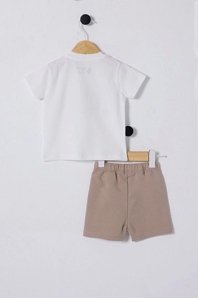 U.S. Polo Assn. U.S Polo Assn Baby Boy 2-Piece Set - White