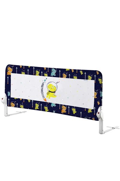 GUİMO Foldable Bed Guard, Guimo, 90x48 Cm, Astro Dino, Navy Blue