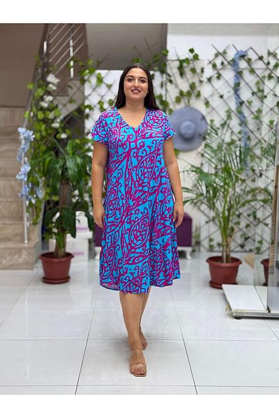 Punta Otantik Frd17165 Viscose Feride Dress