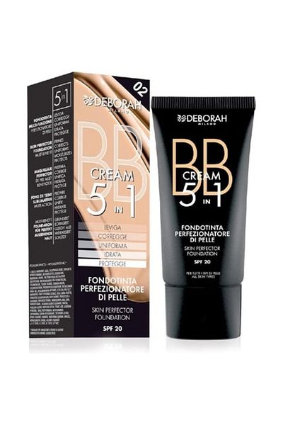 Deborah BB Cream, Deborah, 5-in-1, shade 02 Beige