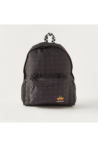 Unkeeper Printed Backpack with Adjustable Straps - 16x36x44 cms 1-Year Warranty