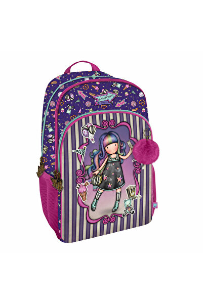 Olaf Gorjuss Up and Away school bag, purple, 29 x 45 x 17 cm