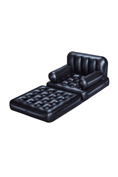 Moms pets Bestway Inflatable Lounger, 191 x 38 x 25 cm, Black
