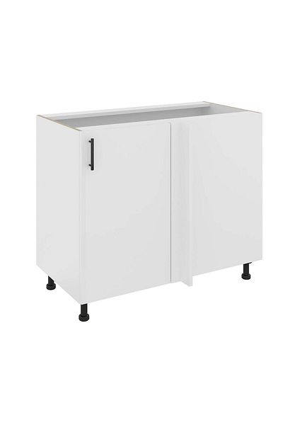 haaus.ro Corp Baza Colt haaus Karo, Alb, 98 x 50 x 80 cm
