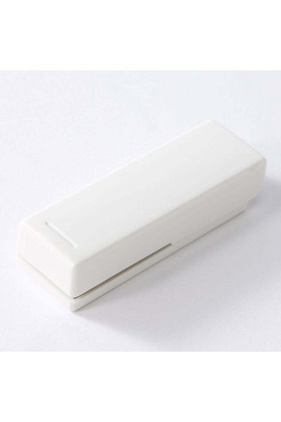 Muji Polycarbonate Portable Stapler with Needle, White