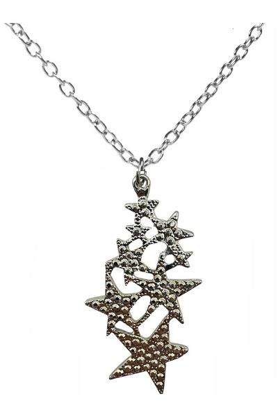 Herşey Nota Twinkling Stars - Twinkling Stars Unisex Necklace – Carry the Sparkle of the Sky on Your Neck