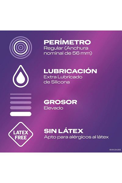 Fructis Latex-free condoms, Durex, 12 pieces