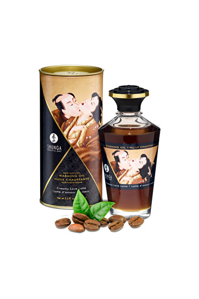 Shunga Ulei de masaj senzual, Creamy Love Latte, 100ml