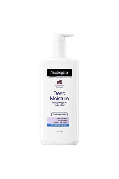 Neutrogena Loțiune de corp, Neutrogena, hidratare profundă, pentru ten uscat și sensibil, 400 ml