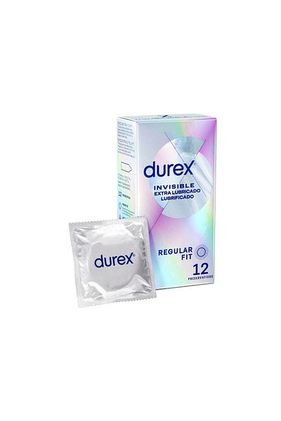 Fructis Prezervative Durex Invisible Extra Lubricated, 12 buc