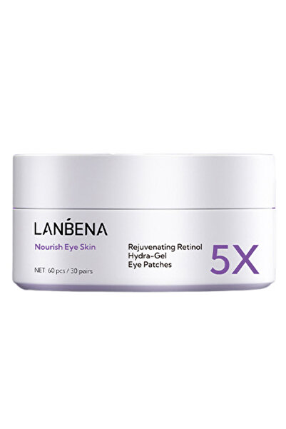 LANBENA Set 60x Eye Masks, Lanbena, Hydra-Gel, with Retinol, Antioxidant and Anti-Wrinkle Effect, 173gr