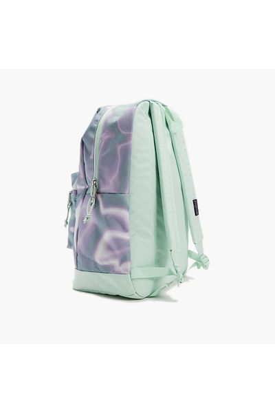 Jansport Printed Backpack with Adjustable Straps and Zip Closure - 76.2x38x33 cms