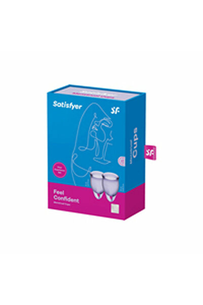Satisfyer Feel Confident menstrual cup, set of 2, 15 and 20 ml