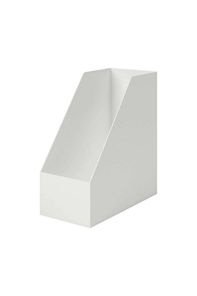 Muji صندوق ملفات عريض من البولي بروبيلين، مقاس A4، عرض 15 سم × عمق 27.6 سم × ارتفاع 31.8 سم، أبيض
