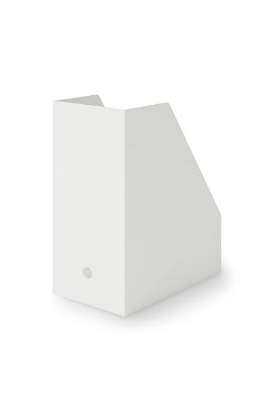 Muji صندوق ملفات عريض من البولي بروبيلين، مقاس A4، عرض 15 سم × عمق 27.6 سم × ارتفاع 31.8 سم، أبيض